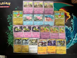 Pokemon TCG Slowking Box Full 60 Card Standard Deck W/sleeves And A Deck Box - Image 2