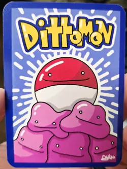 Dittomon Fan Art Card Bulbasaur - Image 2