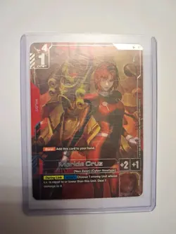 GUNDAM TCG MARIDA CRUZ GD01-093 R+ FOIL ENGLISH Newtype Rising Pilot Card NEW - Image 1