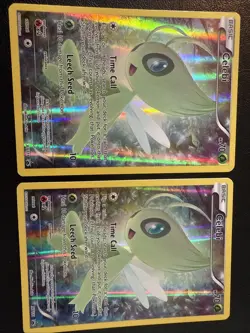 Pokemon TCG Mythical Celebi XY111 Full Art Black Star Holo Promo Card - Image 1