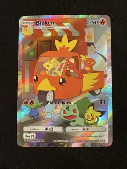Pluto Coco #29 Blaziken By GameBoxTart Textured Holo Custom Pokemon Card Snorlax - Image 1