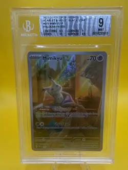 Mimikyu 075 Sv: Scarlet & Violet Promo Cards Holo BGS 9 Pokemon - Image 1