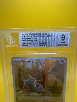 Mimikyu 075 Sv: Scarlet & Violet Promo Cards Holo BGS 9 Pokemon - Image 2