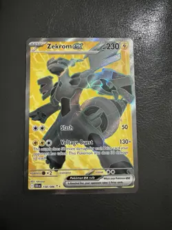 Pokemon Zekrom EX 158/086 Black Bolt Full Art English Card NM/Mint Condition - Image 1