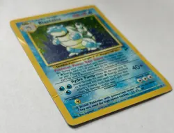 Pokemon TCG Blastoise Holo Rare Card 2/130 Base Set 2 - Creased - Image 2