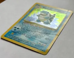 Pokemon TCG Blastoise Holo Rare Card 2/130 Base Set 2 - Creased - Image 3