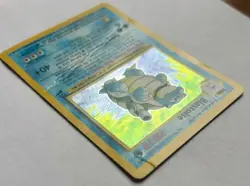Pokemon TCG Blastoise Holo Rare Card 2/130 Base Set 2 - Creased - Image 4