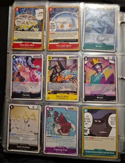 One Piece Bulk Card Lot -OP-10 - English Lot - No Duplicates- Holos Included - Image 1