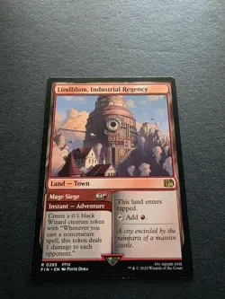 Lindblum Industrial Regency - Final Fantasy Regular Card Land - Town #285 MTG - Image 1