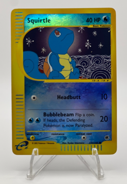 Pokemon Common Reverse Card : Squirtle 132/165 ( Expedition Base Set) - Image 1