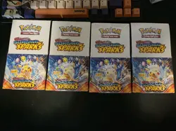 Pokemon Sealed Surging Sparks Half Booster Boxes, 18 Pack Brand New Unopened - Image 1