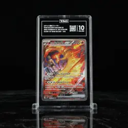 2025 POKEMON JPN SV10-GLORY OF TEAM ROCKET #124 TEAM ROCKET'S MOLTRES EX TAG 10 - Image 1