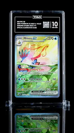 Pokemon Milotic EX #237 & Feebas #198 SV Surging Sparks - TAG 10 - GEM MINT - Image 1