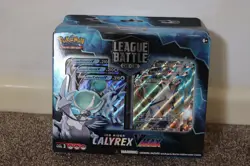 Pokemon TCG: Ice Rider Calyrex VMAX League Battle Deck 820650850424 - Image 1
