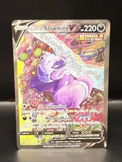Pokemon Galarian Slowking V Sword & Shield Chilling Reign Alternate Art 179/198 - Image 2