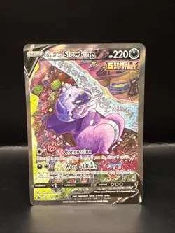 Pokemon Galarian Slowking V Sword & Shield Chilling Reign Alternate Art 179/198 - Image 3
