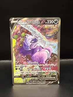 Pokemon Galarian Slowking V Sword & Shield Chilling Reign Alternate Art 179/198 - Image 4
