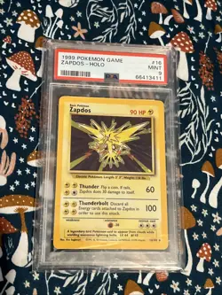 1999 Pokemon Game Zapdos-Holo #16 PSA 9 - Image 1