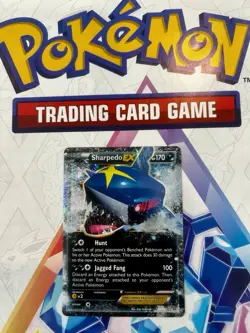 NEAR MINT! 2015 SHARPEDO EX 91/160 Ultra Rare Pokemon TCG XY Primal Clash NM - Image 1