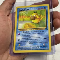2000 Pokemon Fossil Set - Psykokwak 53/62 - French Psyduck - Never Played NM/MT - Image 2