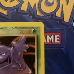 Muk 28/62 Non Holo Fossil Set Rare Pokemon WOTC - Image 2