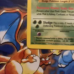 Muk 28/62 Non Holo Fossil Set Rare Pokemon WOTC - Image 4