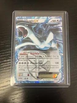 Pokemon Card TCG: Lugia EX Black Star Promo BW83 Ultra Holo Rare Promo MP-LP - Image 1