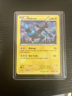 Zekrom 51/113 Reverse Holo Rare Legendary Treasures Pokemon TCG Card - Image 1