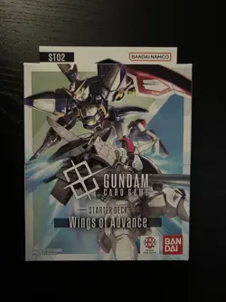 Gundam Card Game Starter Deck - Wings of Advance (ST02) - English - NEW SEALED - Image 1
