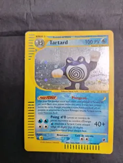 Pokemon TCG Expedition Base Set Poliwrath Holo Rare Card 24/165 French - Image 1
