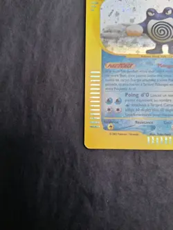 Pokemon TCG Expedition Base Set Poliwrath Holo Rare Card 24/165 French - Image 2