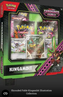 Pokemon TCG Shrouded Fable Kingambit Illustration Rare Collection Box - Image 1