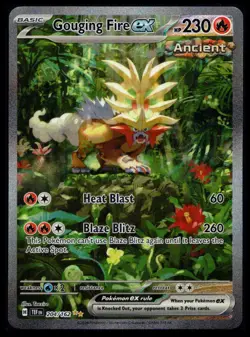 Gouging Fire ex 204/162 Sv05: Temporal Forces Holo NM Pokemon TCG - Image 1