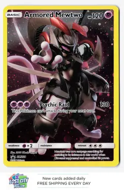 Armored Mewtwo SM228 - Sun & Moon Promo Rare Pokemon Holo NM - Image 1