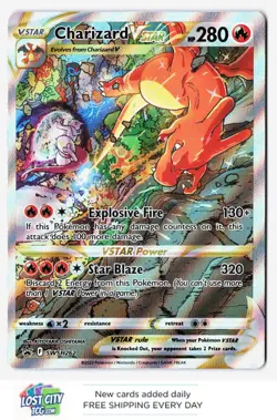 Charizard VSTAR SWSH262 - SWSH: Sword & Shield Promo Rare Holo NM - Image 1