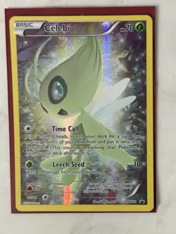Celebi Full Art Holo XY111 Black Star Promo Pokemon XY Generations Near Mint - Image 1