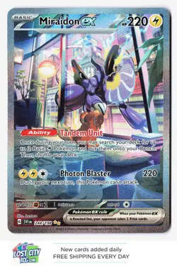 Miraidon ex 244/198 - SV01: Scarlet & Violet Special Illustration Rare Holo NM - Image 1