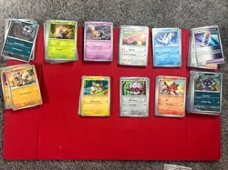 TEMPORAL FORCES Bulk Lot 250 Pokemon Cards - Common/ Rev Holo/ Holo - Image 1