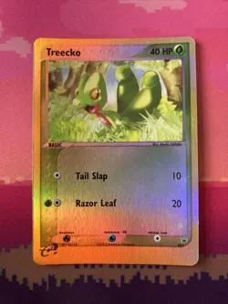 Pokemon Card Treecko Nintendo Black Star Promo 003 Reverse Holo Near Mint - Image 1