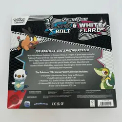 Pokemon Scarlet & Violet Black Bolt & White Flare Unova Poster Collection SEALED - Image 2