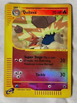 Played Quilava - Reverse Holo 91 Expedition Pokemon TCG - Image 1