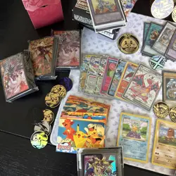 Pokemon Yugioh Collection Lot Topps Decks Sleeves Vintage Shadowless See Pics - Image 2