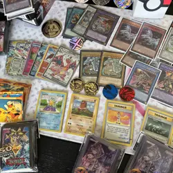 Pokemon Yugioh Collection Lot Topps Decks Sleeves Vintage Shadowless See Pics - Image 3