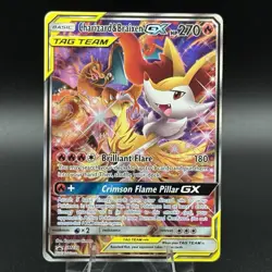 Charizard & Braixen GX SM230 Promo Pokemon Sun & Moon Tag Team - NM 💎 - Image 1
