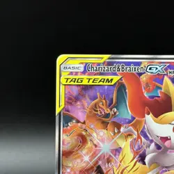 Charizard & Braixen GX SM230 Promo Pokemon Sun & Moon Tag Team - NM 💎 - Image 2