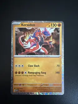 Pokemon TCG Koraidon Promo Card McDonald's Dragon Holo M24 En Mint - Image 1