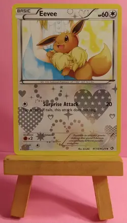 Pokemon TCG Eevee RC14/RC25 Lgndry Treasures: Radiant Collection Holo Near Mint - Image 3