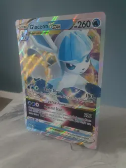 Pokemon TCG Holo Jumbo Card Glaceon VSTAR SWSH197 Black Star Promo Oversized - Image 2