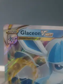 Pokemon TCG Holo Jumbo Card Glaceon VSTAR SWSH197 Black Star Promo Oversized - Image 4