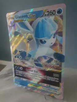 Pokemon TCG Holo Jumbo Card Glaceon VSTAR SWSH197 Black Star Promo Oversized - Image 5